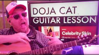 How To Play Celebrity Skin - Doja Cat Guitar Tutorial (Beginner Lesson!)