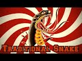 How to draw a traditional snake (Tattoo flash)