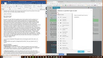 How to create a Moodle 3.3 quiz - Part 3 Adding Questions