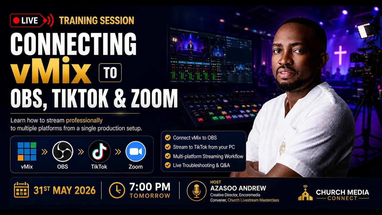 CONNECTING vMix TO OBS, TIKTOK & ZOOM - YouTube
