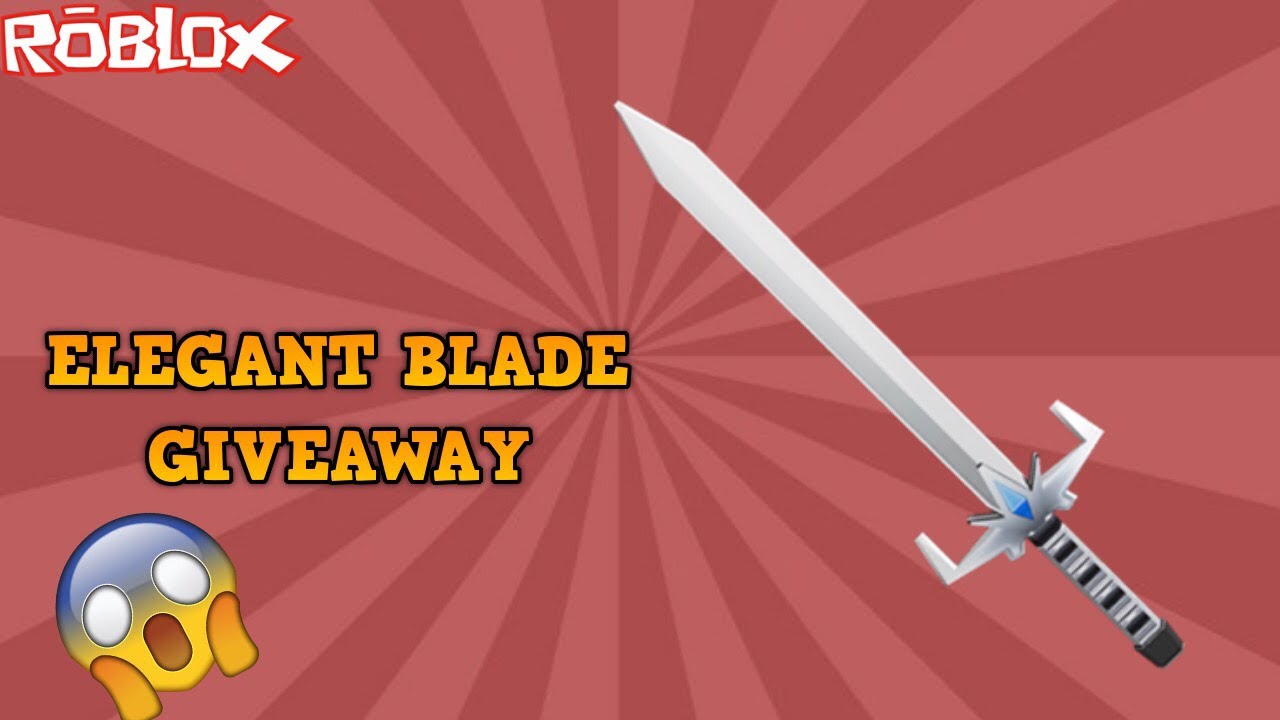 How To Get A Free Elegant Blade Big Giveaway Roblox Assassin - roblox free sword youtube