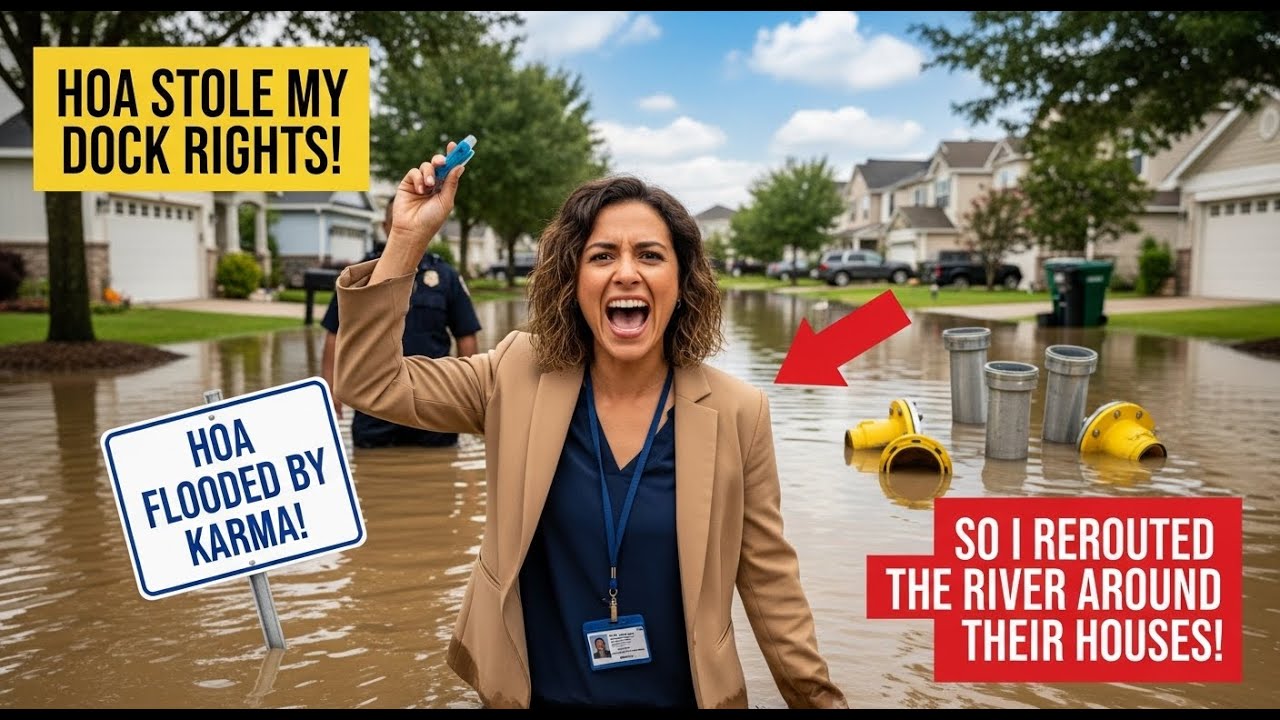 HOA Stole My Dock Rights—So I Rerouted the River Around Their Houses! !Entitled People Reddit