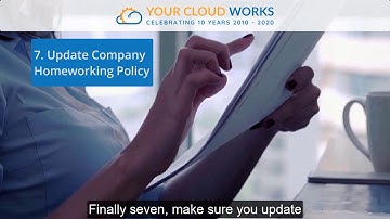 Home Working - Cyber Security Tips from Your Cloud Works