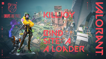 Valorant Killjoy Lineups Bind from A Showers to A Site Loader