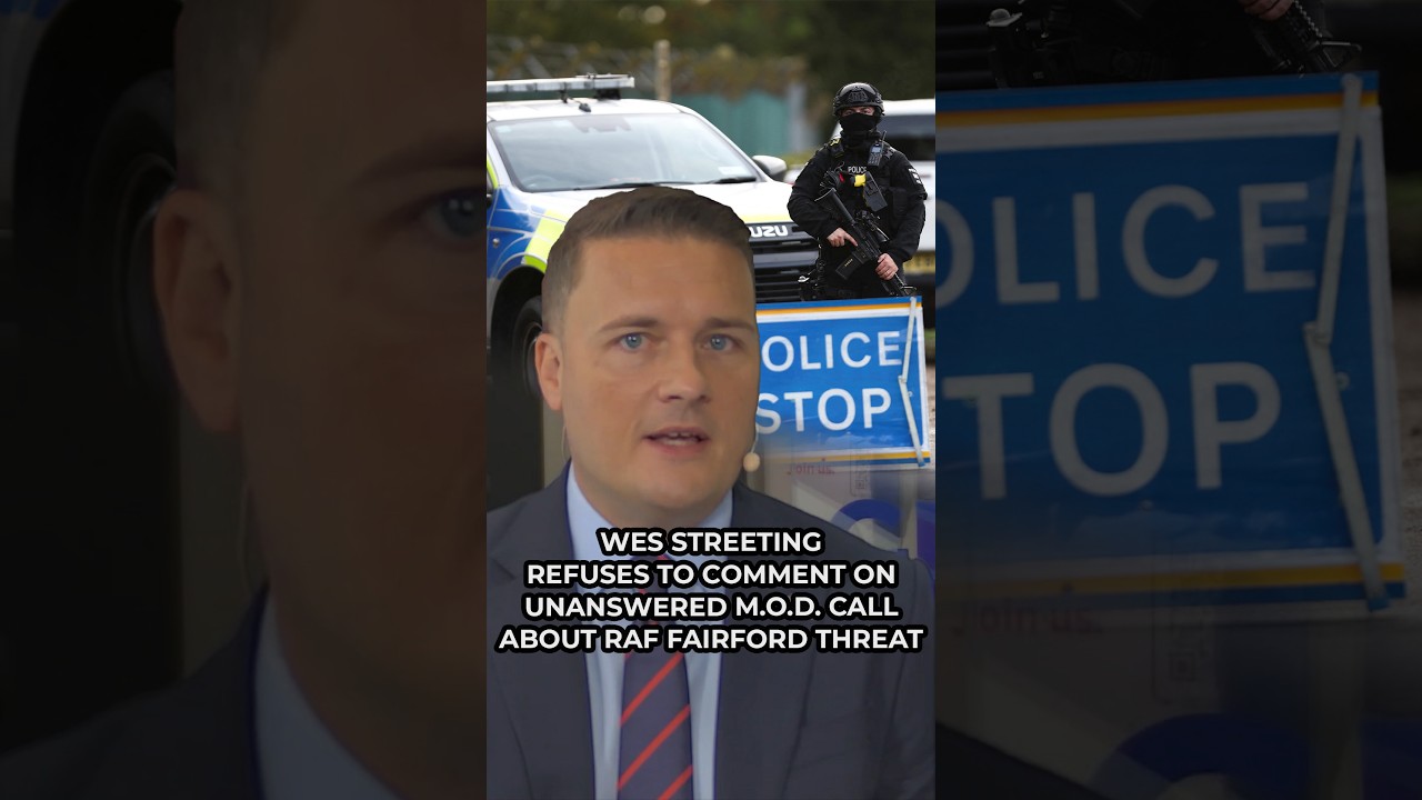 Wes Streeting refuses to comment on missed MoD terror threat call: "Were they on a tea break?"