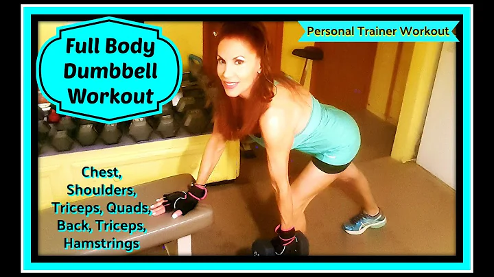Full Body Dumbbell Workout! Chest, Shoulders, Tric...