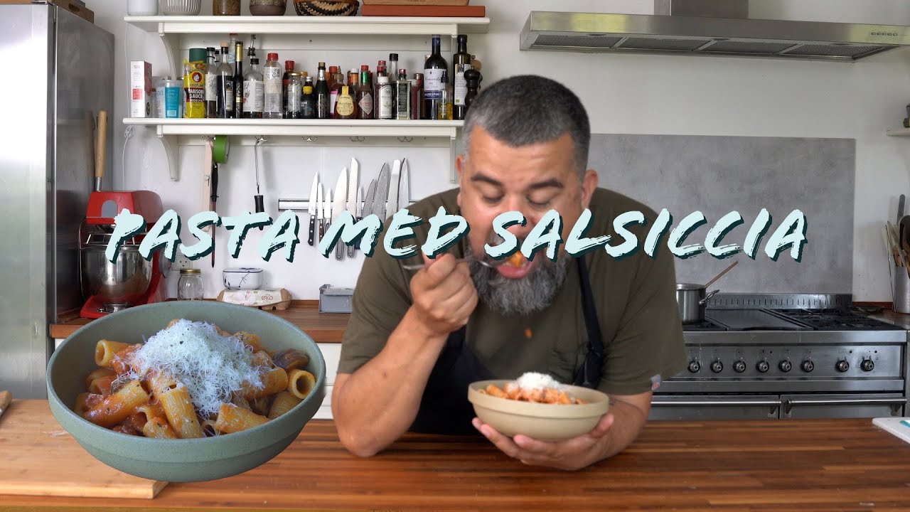 Pasta med Salsiccia - Mega hurtig pastaret.
