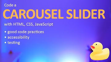 Carousel slider tutorial with HTML, CSS, JavaScript