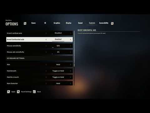 Customize Stalker 2 Controls: Invert Horizontal Axis!