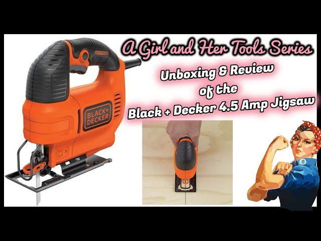 Black and Decker Adjustable Jigsaw initial review from DIY with Chris 