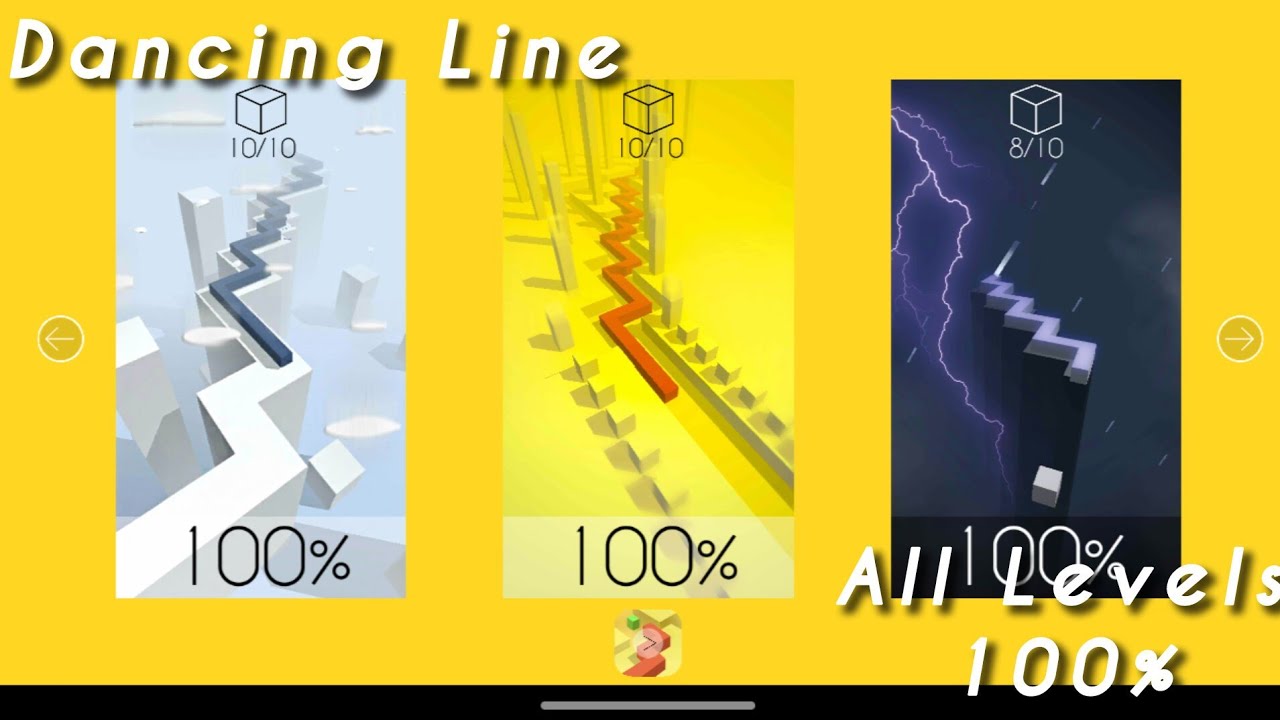 Dancing Line - All Levels (Pre-Alpha) - YouTube