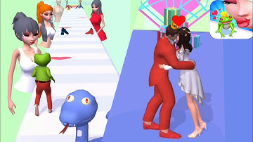 FrogPrince Rush 🐸👸💑 Walkthrough All Levels Gameplay  Android,ios New Game