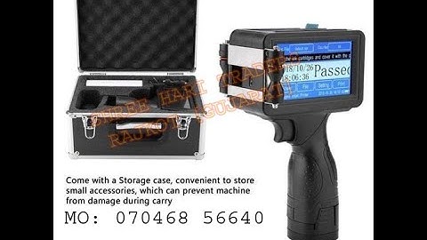 Shree Hari Rajkot - Non Woven Bag Handheld Inkjet Printer Gun Mo: 070468 56640 (Rajkot)