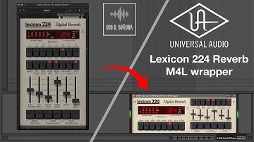UAD Lexicon 224 - Ableton M4L wrapper