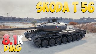 Skoda T 56 - 7 Kills 8.1K DMG - Благоприятный! - Мир Танков