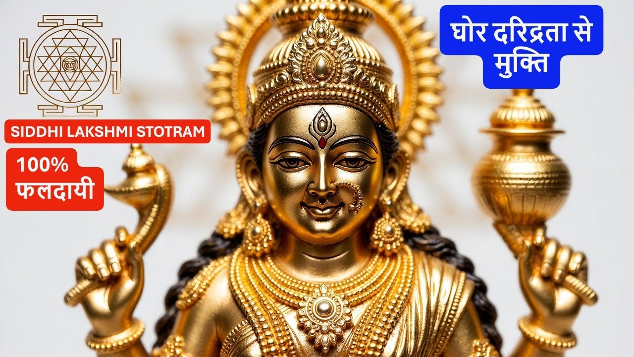 दरिद्रता नाशक सिद्धि लक्ष्मी स्तोत्र | Siddhi Lakshmi Stotram for Wealth, Success & Protection