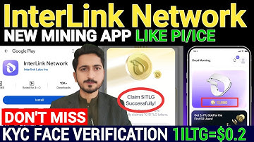 InterLink Network Mining App 2025 Like PI/ICE | Interlink ITLG Airdrop KYC Verification Full Guide
