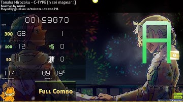 Day 303 of C-TYPE until slideracc is optional in osu! lazer