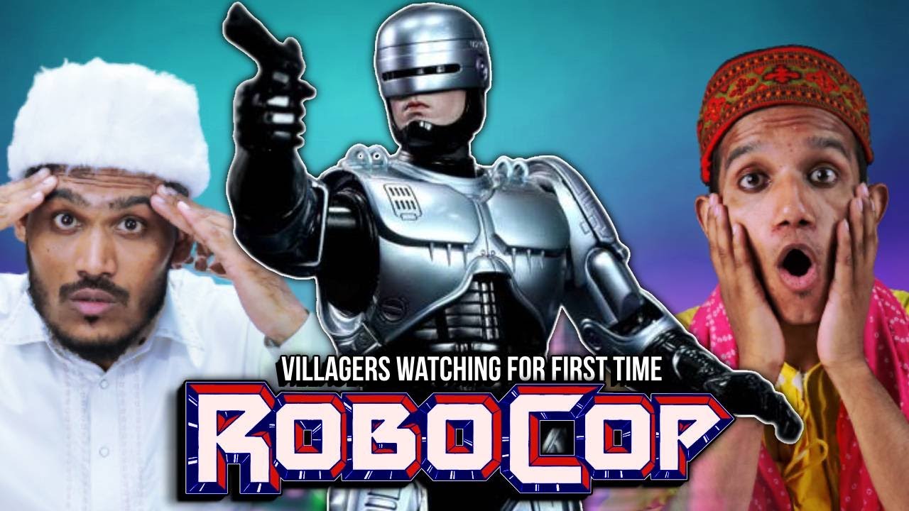 Villagers React to RoboCop (1987) for the First Time! | Classic Sci-Fi Movie Night in the Village
