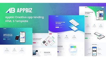 Appbiz– Apps Landing HTML Template. | Themeforest Website Templates and Themes