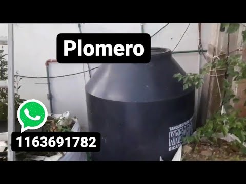 Como reparar un tanque de agua de pvc.