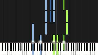 J.S. Bach, A. Marcello - Adagio, BWV 974 (Piano Tutorial) [Synthesia] Resimi