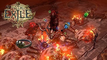 Path Of Exile 3.13 - Burning Arrow + Flame Wall - Witch Build - PoE Ritual
