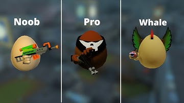 Noob vs Pro vs Whale | Shell Shockers