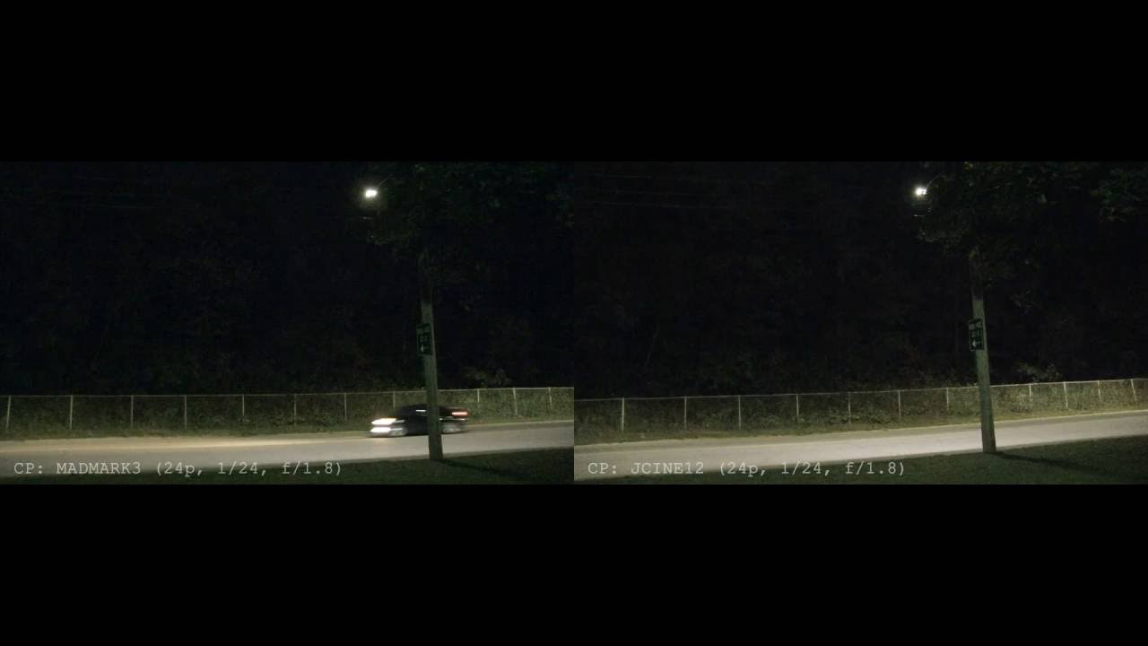 Canon XF100 Custom Picture Profiles Comparison (MADMARK3 vs JCINE12 )