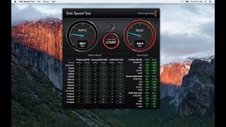 install blackmagic disk speed test on mac os sierra