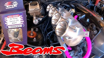 Link Air Temp Sensor install for ITBs and wiring clean up.