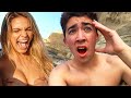 Spending 24 Hours On A NUDE BEACH - Challenge