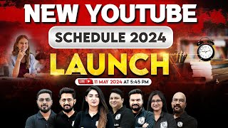 Launching 🚀 New YouTube Schedule 2024 | Banking Exam Preparation | Banking Wallah