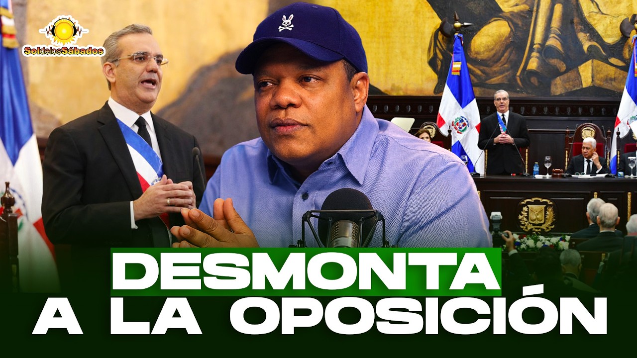 EDDY ALCÁNTARA DEFIENDE DISCURSO DE ABINADER Y RESPONDE A LA OPOSICIÓN | EL SOL DE LOS SÁBADOS