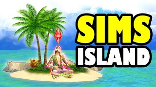ATRAPADO EN UNA ISLA DESIERTA en Los Sims 4