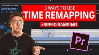 3 Quick Ways to Use Time Remapping (SPEED RAMPING) | Video Editing tutorials