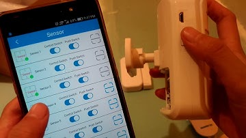 BIBENE WP6 Wifi Alarm System--APP operation of Add/delete sensors