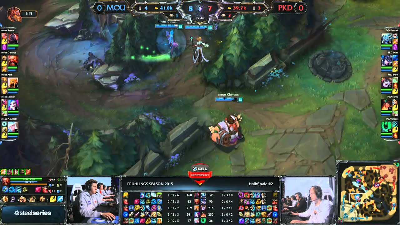 Mouz vs PKD Spiel 3 - ESL Meisterschaft Finals