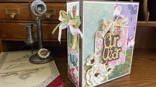 Our Year...A Craftology Box Album Tutorial For Country Craft Creations