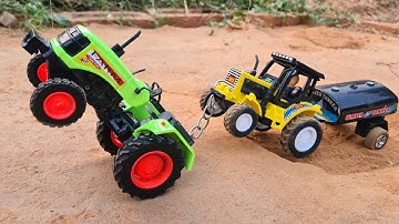 How to  tractor machine science project diy tractor stuk in mud mini science project @Millionsmaker