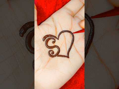 S❤️ letter mehndi design, S letter tattoo design, S letter mehndi #shorts #viralvideo #ytshorts