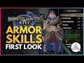 Monster Hunter Rise | First Look At ARMOR SKILLS & Equip Bonuses