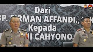 Welcome Farewell Parade Kapolres Serang Kota-Polda Banten