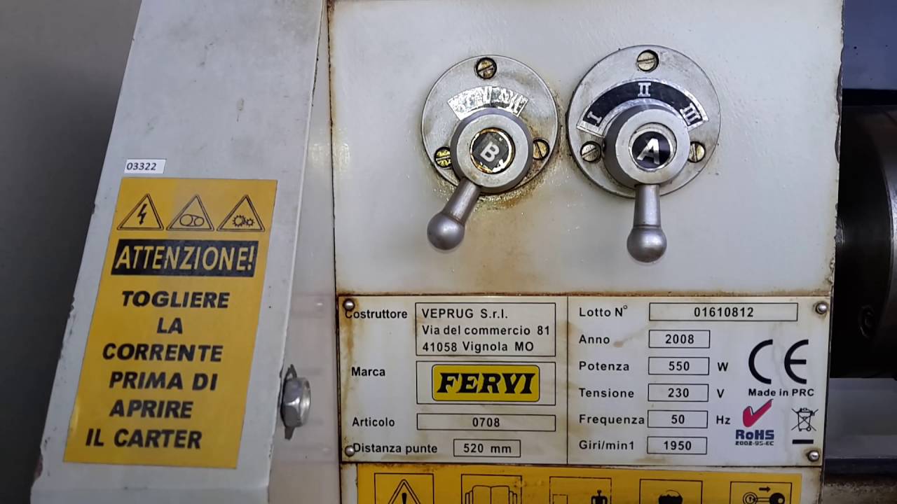 Tornio Fervi 0708