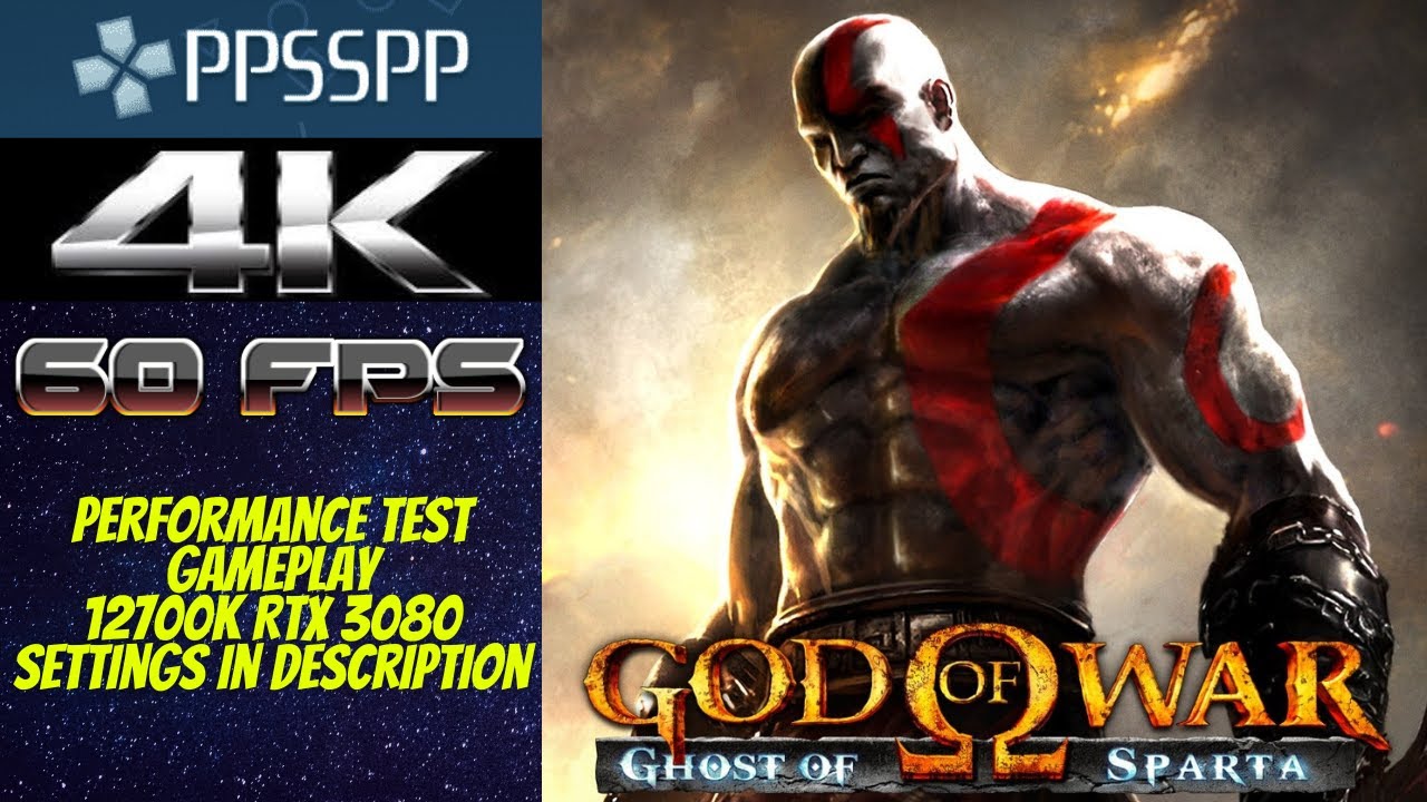 GOD OF WAR GHOST OF SPARTA 60 FPS SEM LAG - PPSSPP 2021 