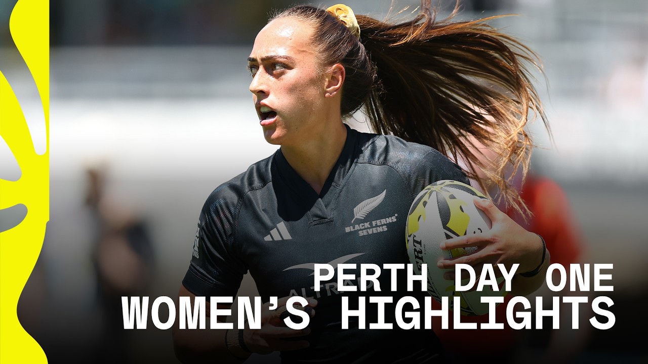 Black Ferns and Wallaroos UNSTOPPABLE 💪 HSBC SVNS Perth 2026 | Women's Day 1 Highlights