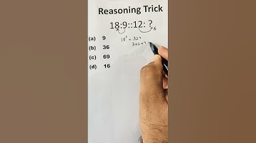 Reasoning Trick #csat #shorts #trickymaths #reasoning #maths #exam #upsc #shorttrick#ssc