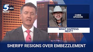 What comes next after now-former Cleveland County Sheriff Chris Amason was accused of embezzlement?
