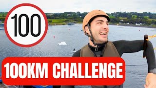 WAKEBOARDING 100KM | 200 LAPS OF THE WAKEPARK | CRAZY CHALLENGE