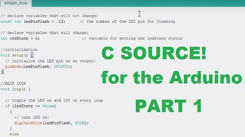 (Part 1) A Beginners Introduction to C programming for the Arduino development Board